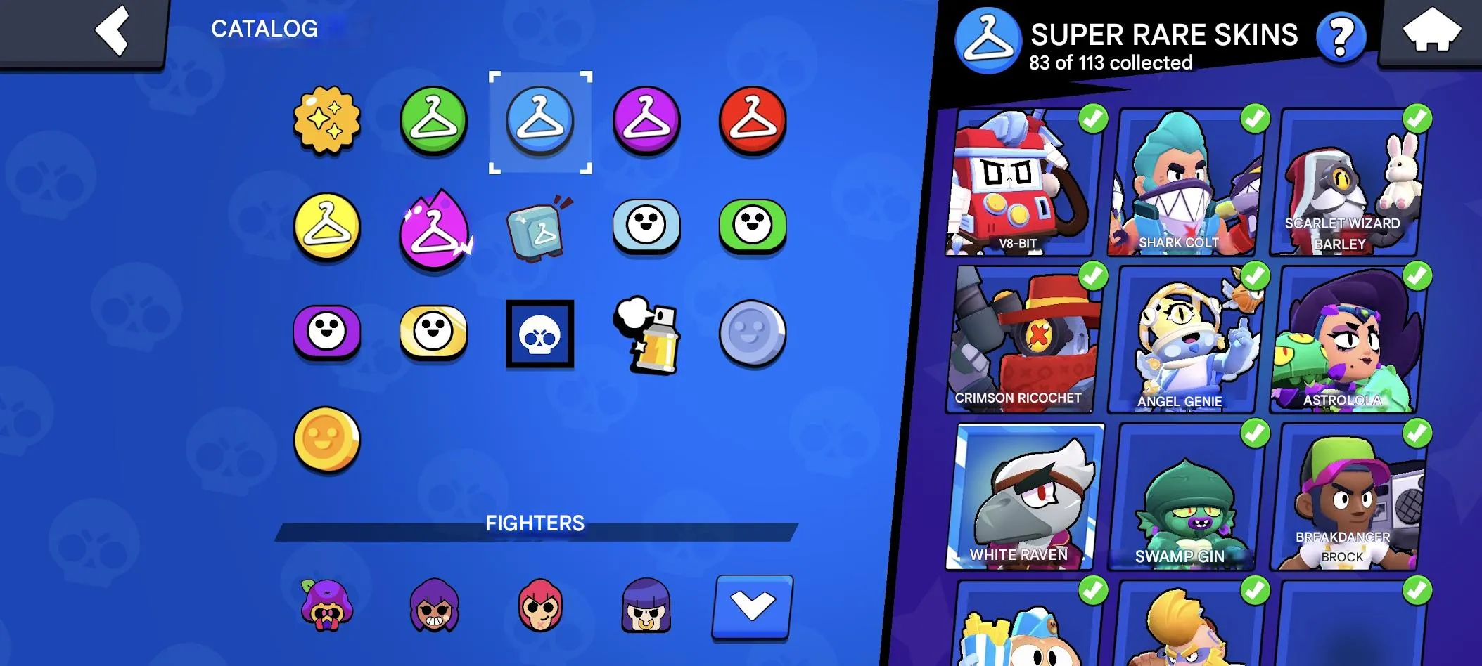 BS1907 97 Star 50252 Trophies 88 Brawlers 230+ Skins The Nutcracker Gayle El Sponge Corsair Colt 10 Titles 